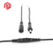PVC-Material männlich und weiblich wasserdichtes Kabel-Schnell-DC-Anschluss