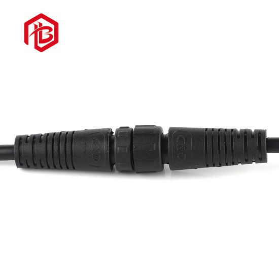 Buchse auf Stecker LED-Lichtleistenstecker Nylon M12 2-12 Pin