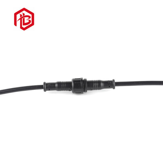 IP67 Freie Einstelllänge Wasserdichter 4-poliger Kabelstecker