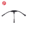 T-Typ IP68-Schraubfit-Baugruppe Wechselstrom-wasserdichter Stecker
